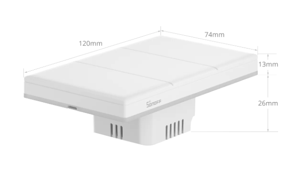 Apagador Sonoff T5-2C-120 Ultimate - Imagen 3