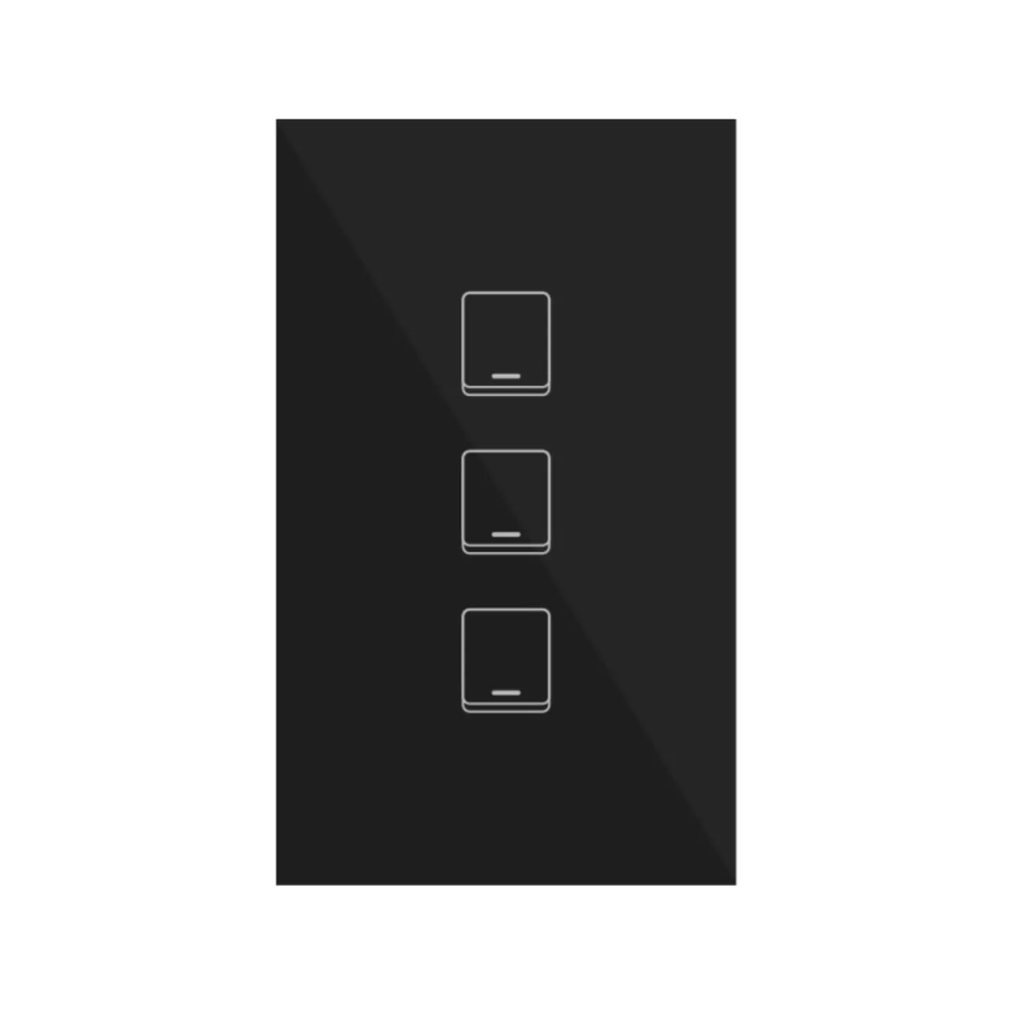 Apagador Sonoff Híbrido Negro WiFi 3 canales - Imagen 2