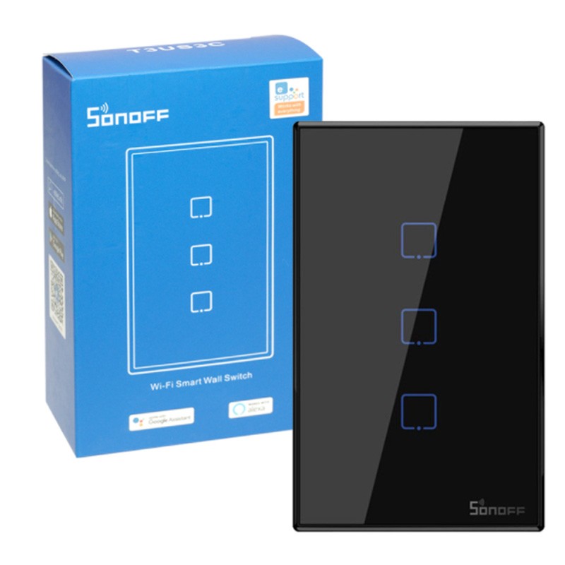 Apagador Sonoff TX Negro T3US3C - Imagen 2