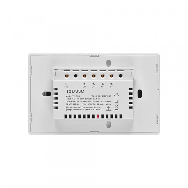 Apagador Sonoff TX Blanco T0US3C - Imagen 4