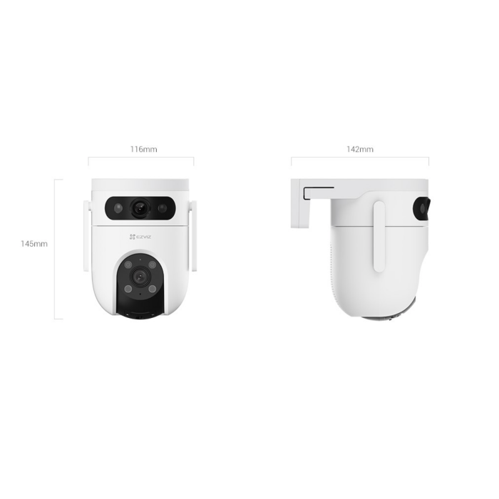 Cámara WiFi EZVIZ H9C doble lente 2k & 2k Robótica Exterior - Imagen 2