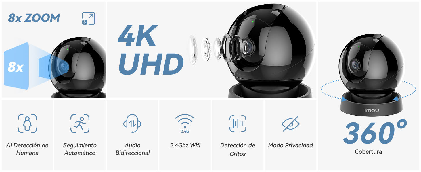 Cámara WiFi IMOU Rex 2D 3MP - Imagen 4