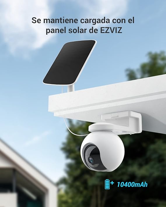 Cámara Wi-Fi con panel solar EZVIZ