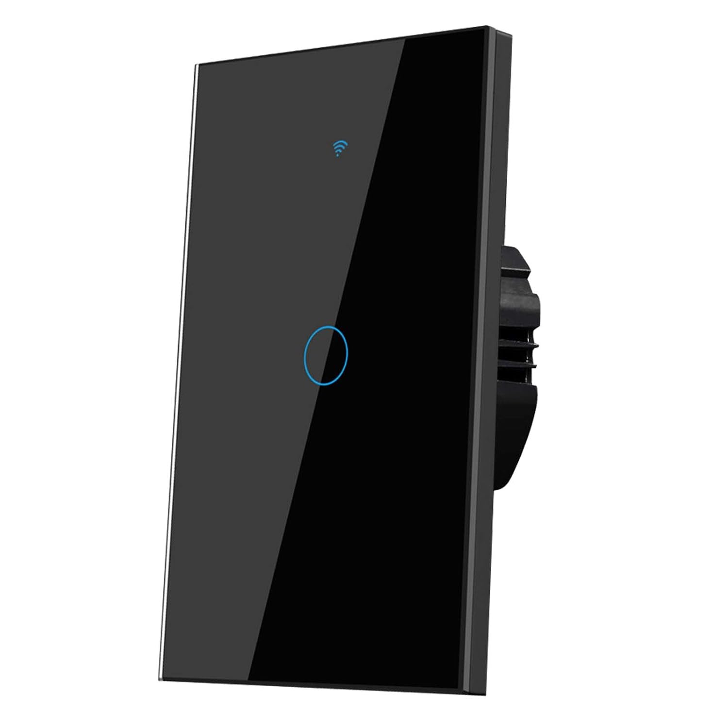 Apagador inteligente WiFi negro de 1 canal Hibrido | Tuya Smart - SmartLife - Imagen 2