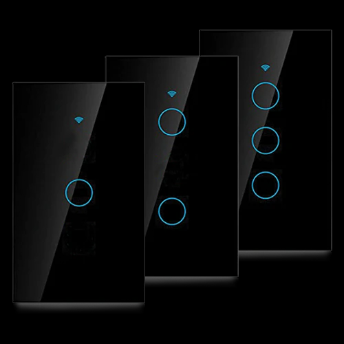 Apagador inteligente WiFi negro de 1 canal Hibrido | Tuya Smart - SmartLife - Imagen 4