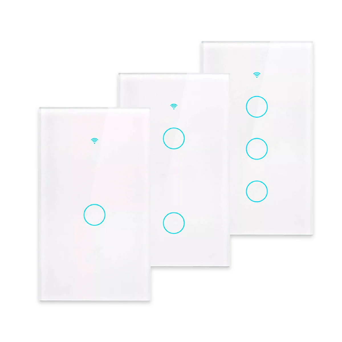 Apagador inteligente WiFi blanco de 2 canales Hibrido | Tuya Smart - SmartLife - Imagen 3