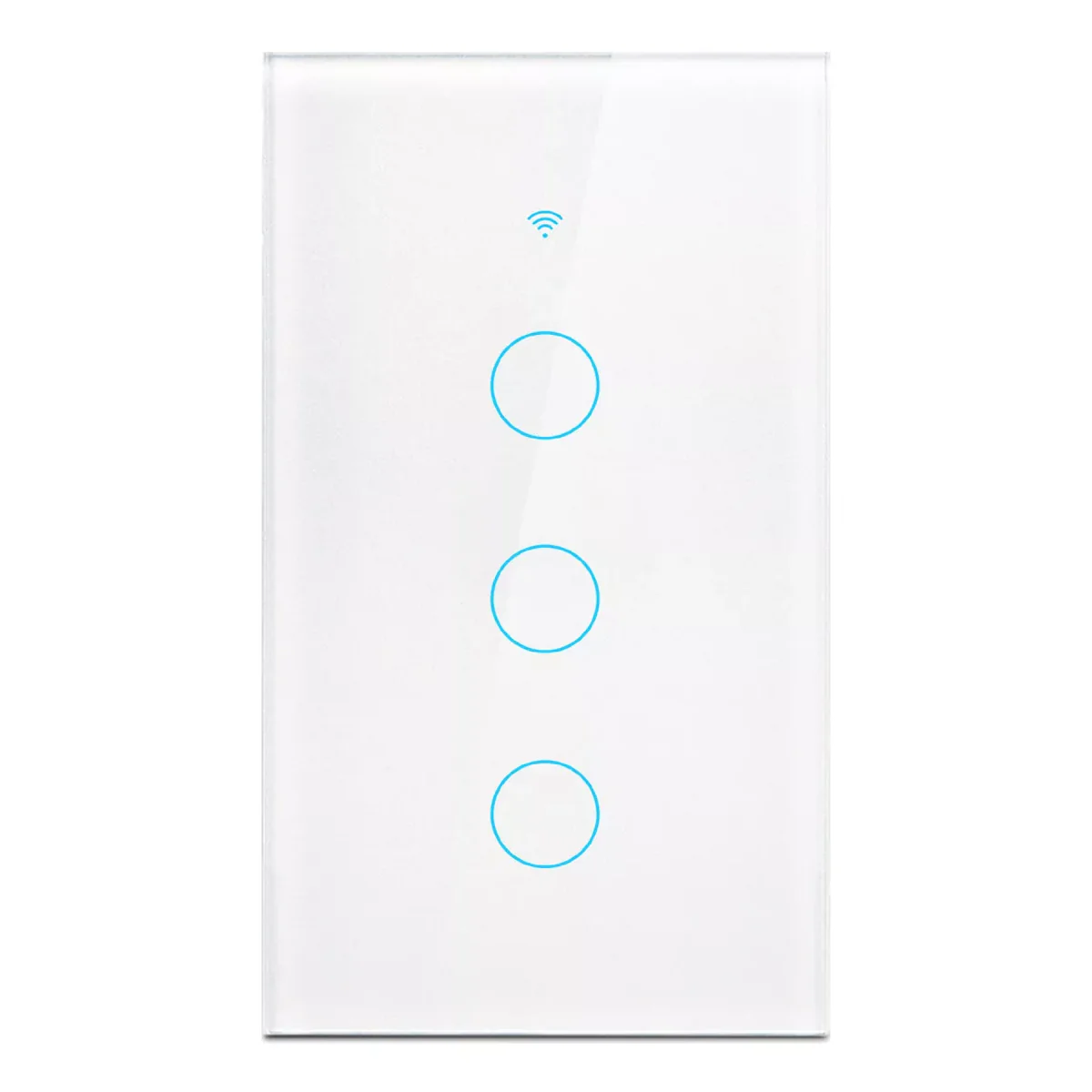 Apagador inteligente WiFi blanco de 3 canales Hibrido | Tuya Smart - SmartLife