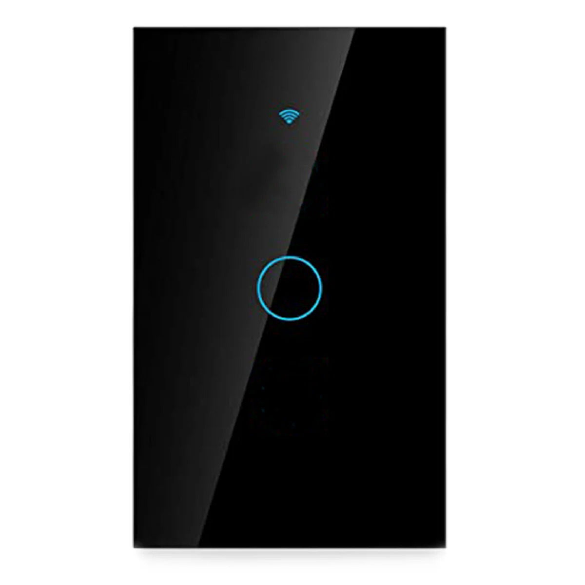 Apagador inteligente WiFi negro de 1 canal Hibrido | Tuya Smart - SmartLife