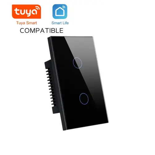 Apagador inteligente WiFi negro de 1 canal Hibrido | Tuya Smart - SmartLife - Imagen 5